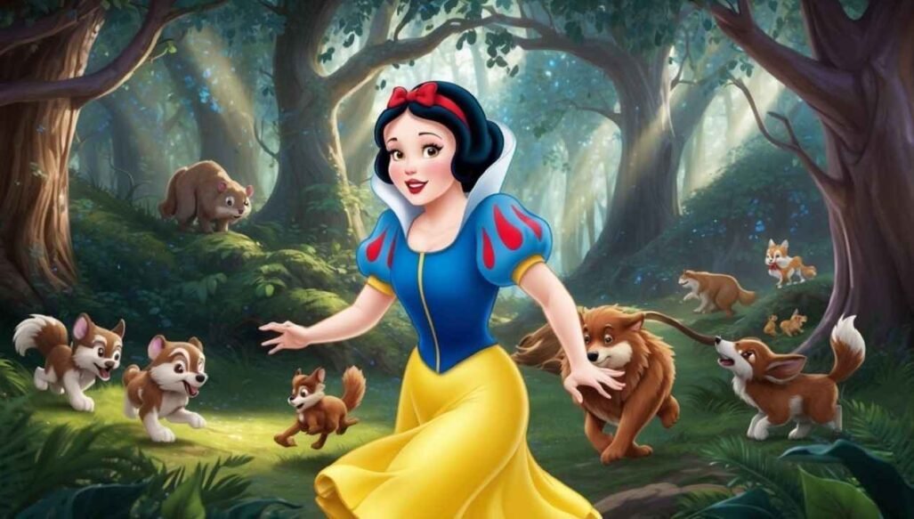Snow White and Her Seven Companions 2 Snow White in the Fores
